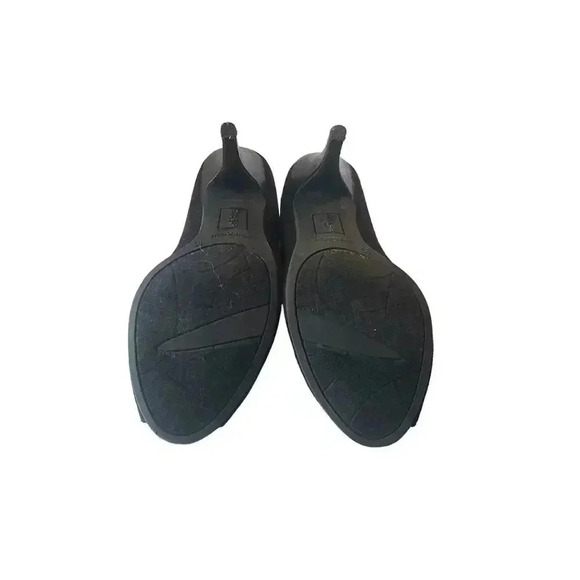 Christian‎ Siriano For Payless Red High Heels Pumps Black Suede Size 10 - Picture 7 of 13